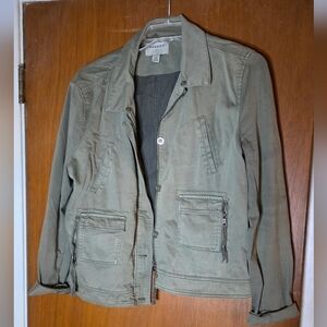 Marrakech Anthropologie Olive Green Utility Jacket XL